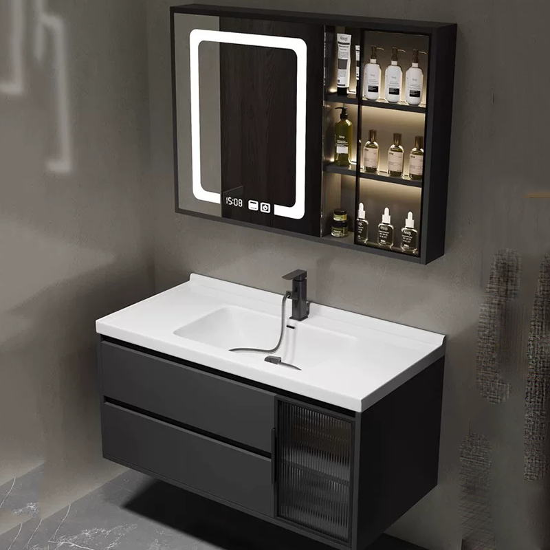 Luxury Skincare Display - Armário de Banheiro Luxuoso com Espelho,