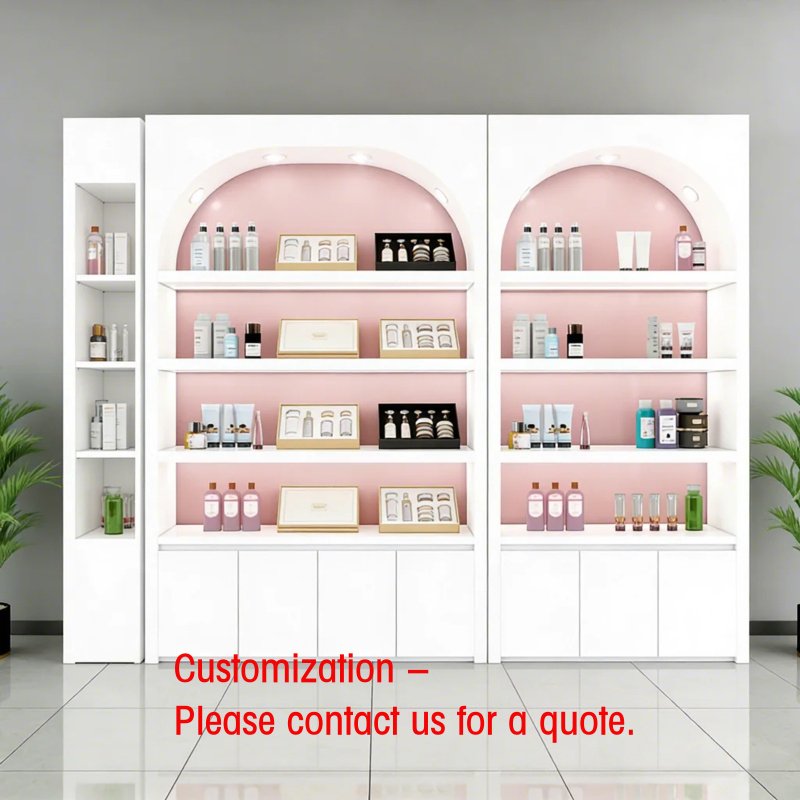 Luxury Skincare Shop - Expositor de Loja de Skincare Moderno