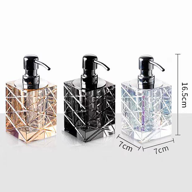 Luxury Skincare Bottles - Dispensador de Luxo em Vidro Cristal