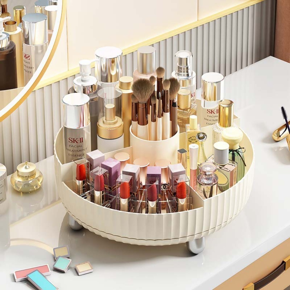 Luxury Skincare Tray - Caixa giratória de luxo para armazenamento