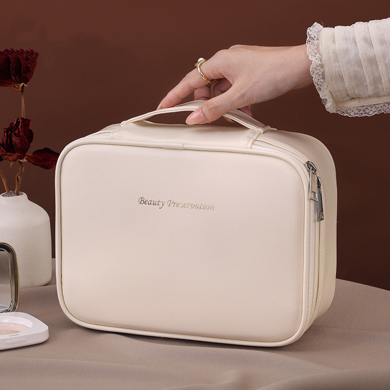 Luxury Skincare Containers - Atacado pu grande capacidade tote bolsa