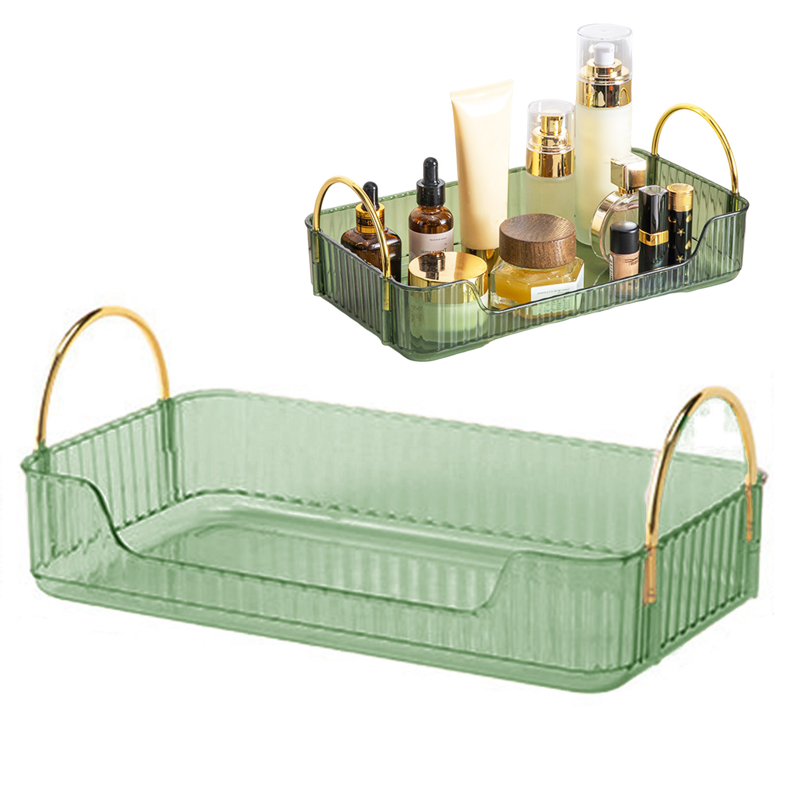 Organizador de banheiro de lux - Luxury Skincare Tray avaliação e preço