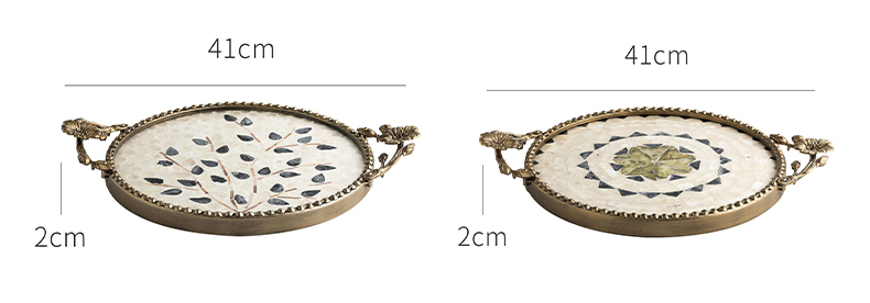 Bandeja de metal decorada com  - Luxury Skincare Tray avaliação e preço
