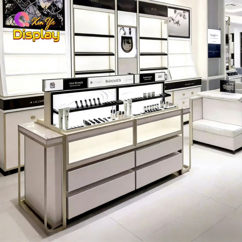 Expositores de Luxo para Lojas - Luxury Skincare Display avaliação e preço