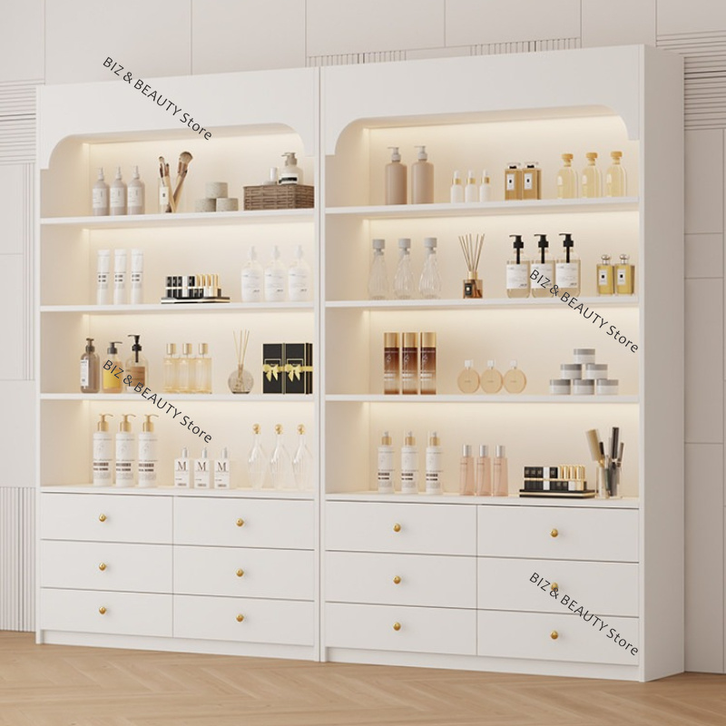 Armário Expositor de Salão de  - Luxury Skincare Shop avaliação e preço