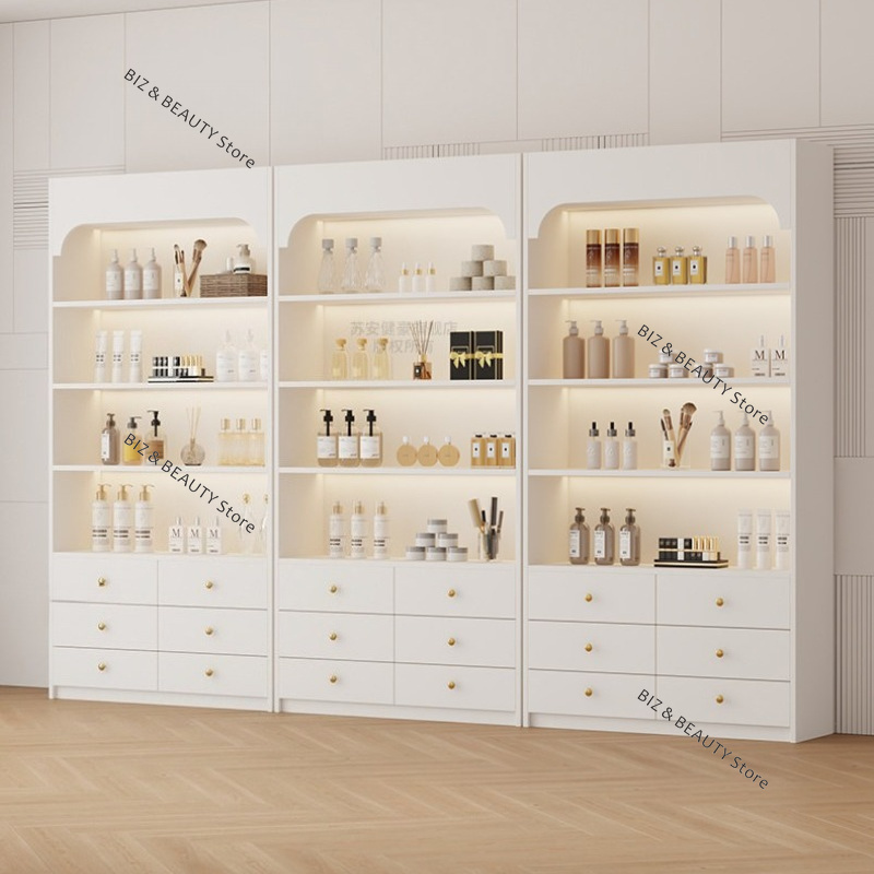 Armário Expositor de Salão de  - Luxury Skincare Shop avaliação e preço