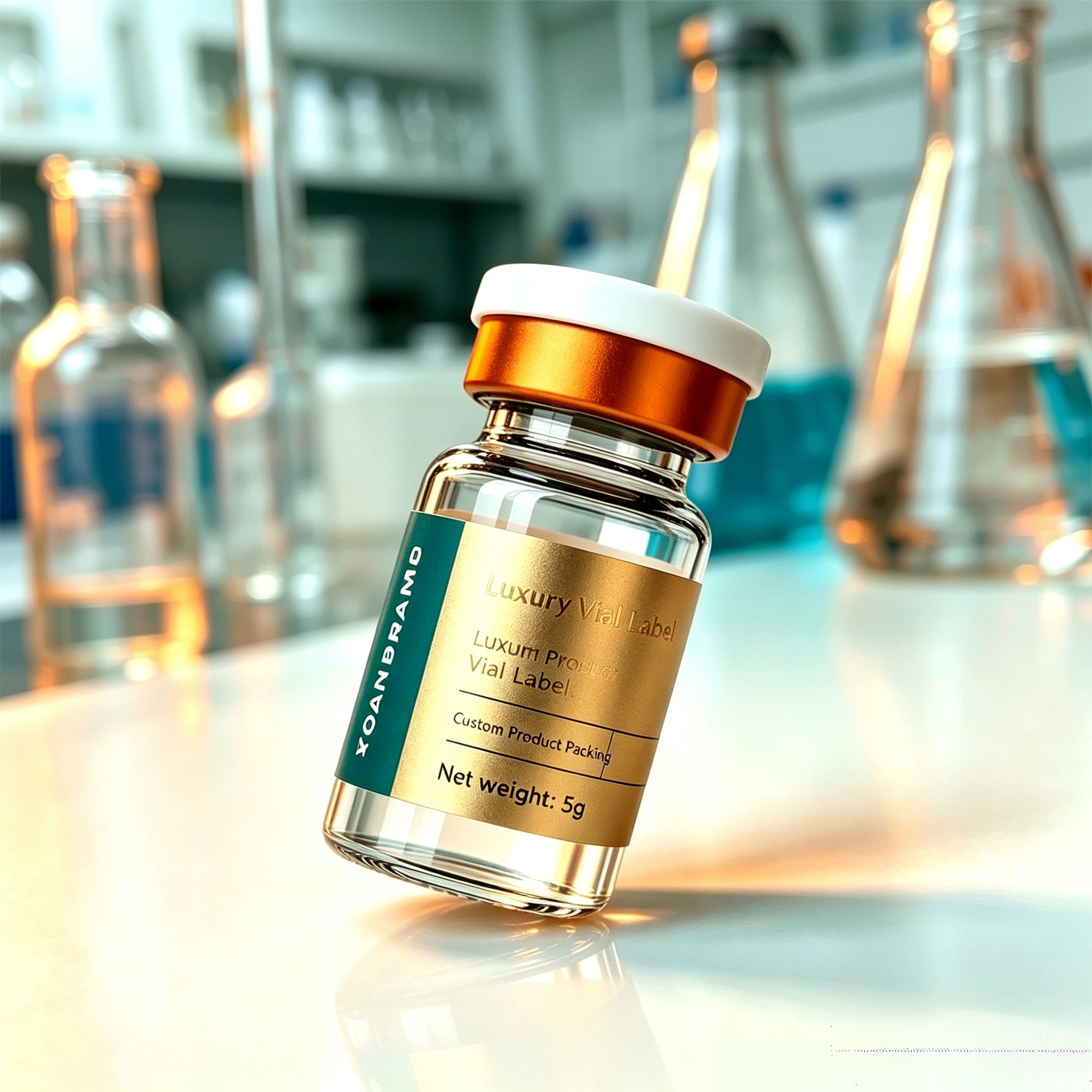 Adesivos Vinílicos HD Impermeá - Luxury Skincare Bottles avaliação e preço