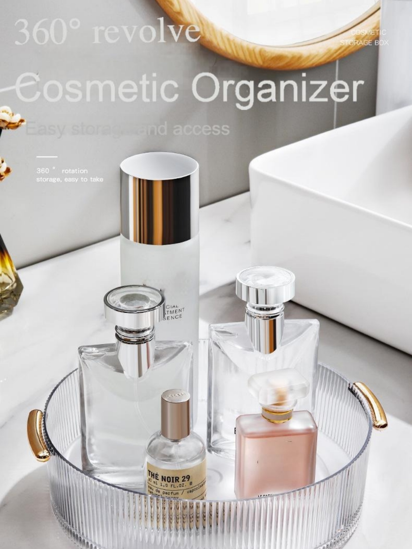 Bandeja Organizadora de Maquia - Luxury Skincare Tray avaliação e preço