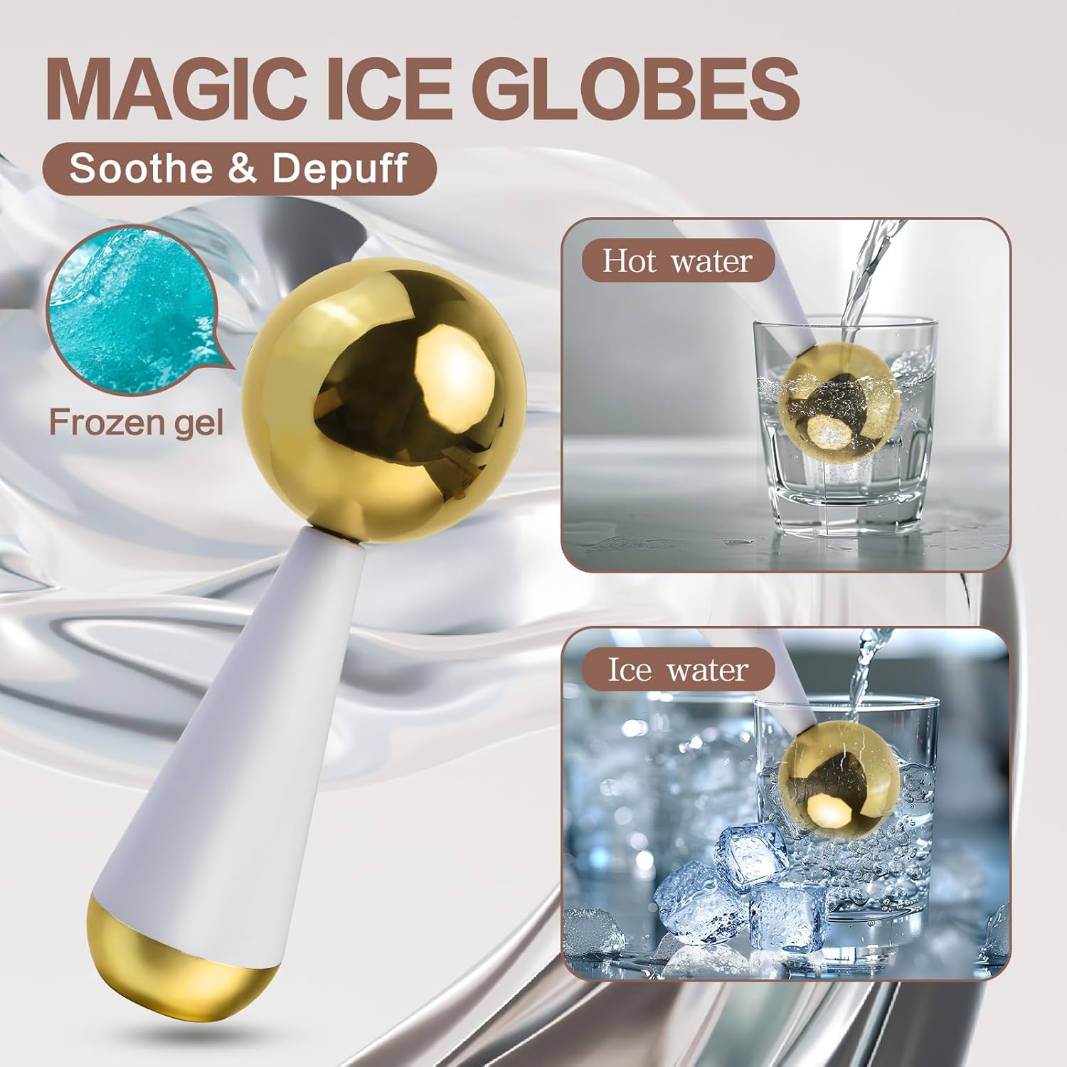 Globos de gelo para rosto, olh - Luxury Skincare Tools avaliação e preço