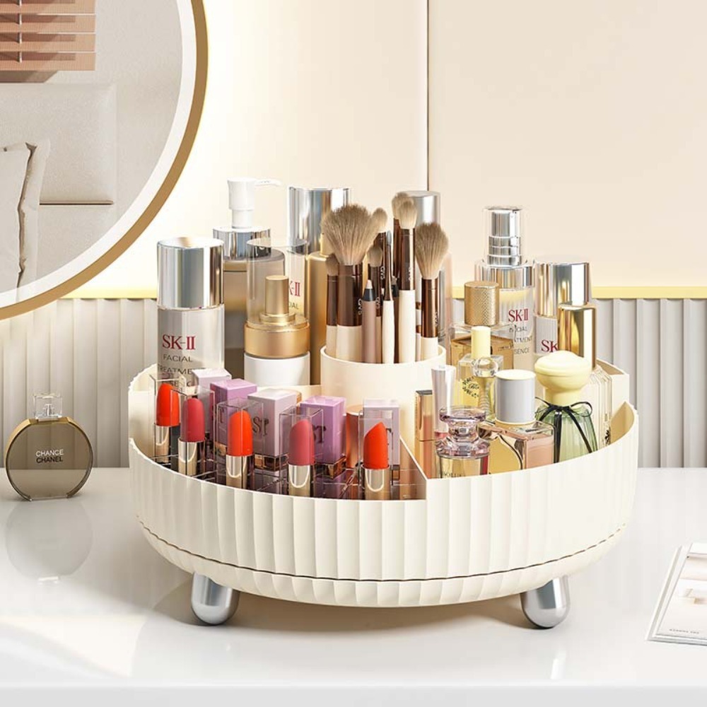 Caixa giratória de luxo para a - Luxury Skincare Tray avaliação e preço
