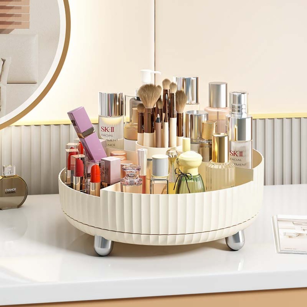 Caixa giratória de luxo para a - Luxury Skincare Tray avaliação e preço