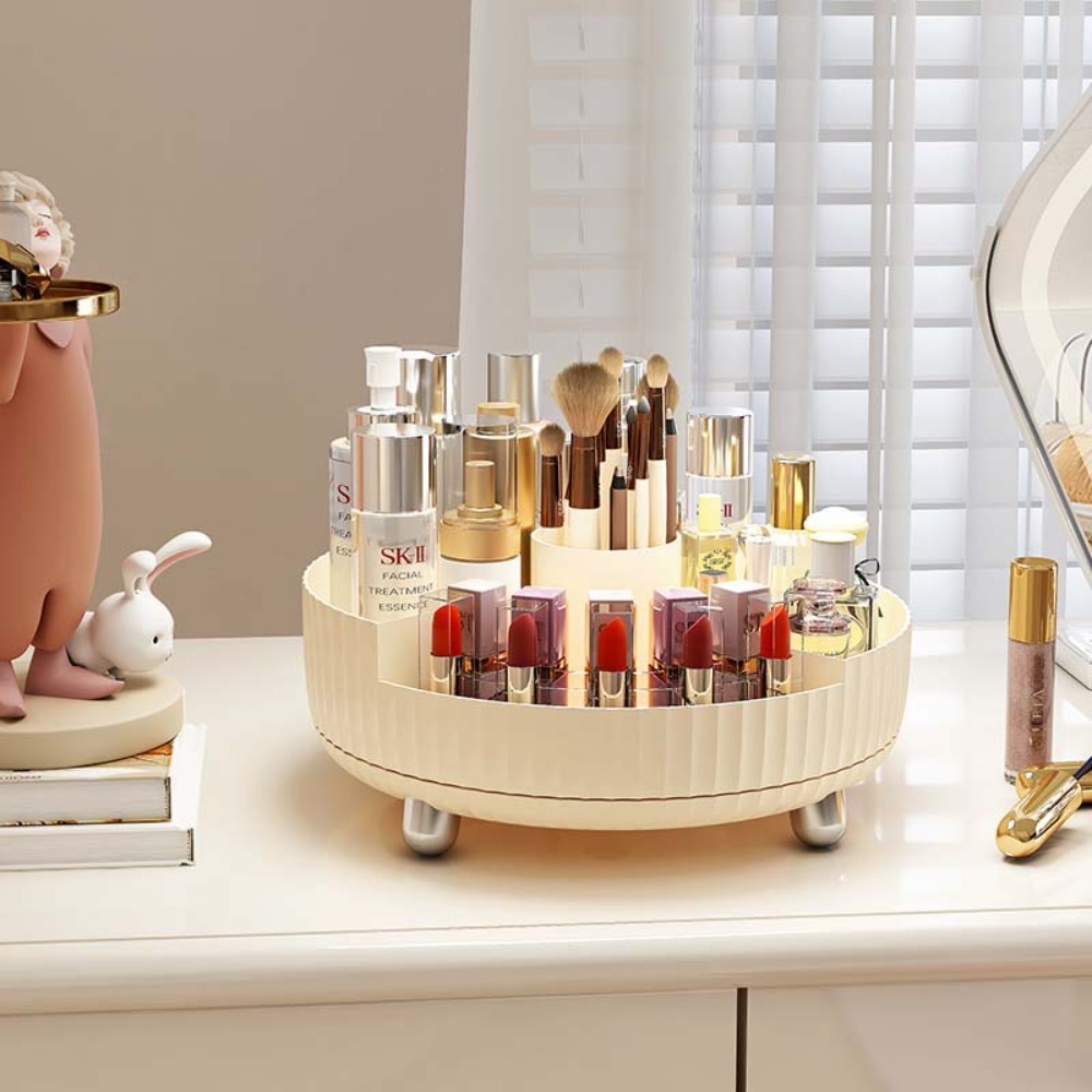 Caixa giratória de luxo para a - Luxury Skincare Tray avaliação e preço