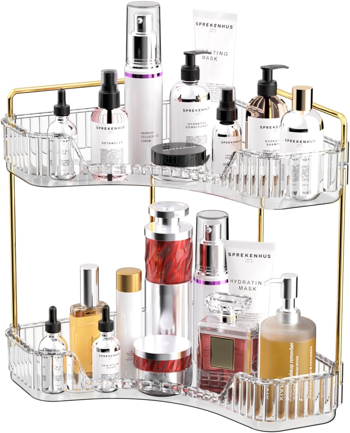 Organizador de Banheiro Transp - Luxury Skincare Tray avaliação e preço