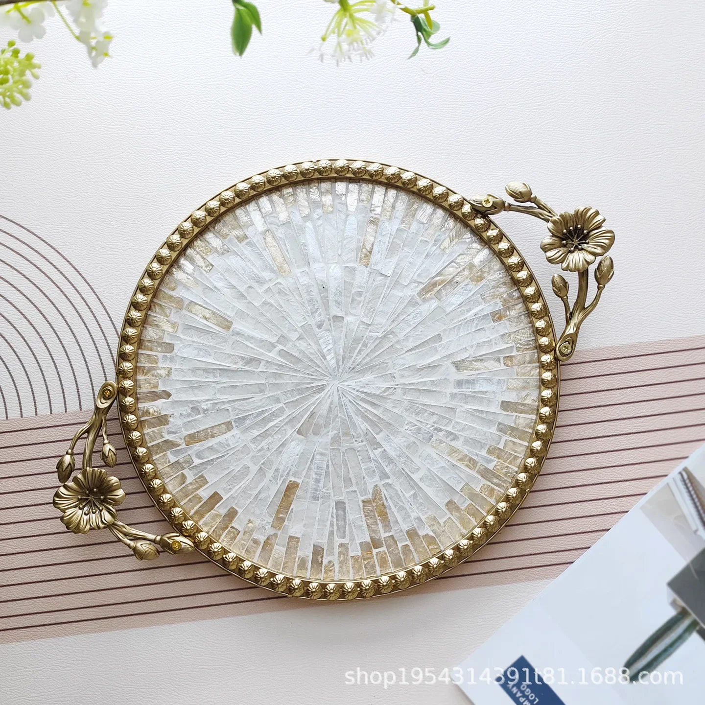 b7- Nova bandeja decorativa ch - Luxury Skincare Tray avaliação e preço