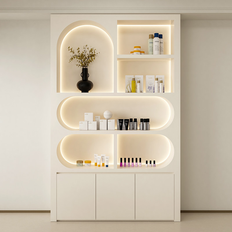 Armário Expositor de Luxo para - Luxury Skincare Shop avaliação e preço