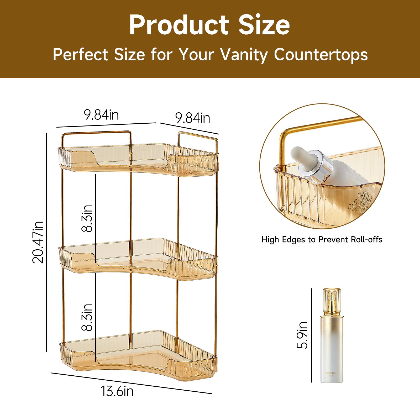 Organizador de Banheiro Transp - Luxury Skincare Tray avaliação e preço