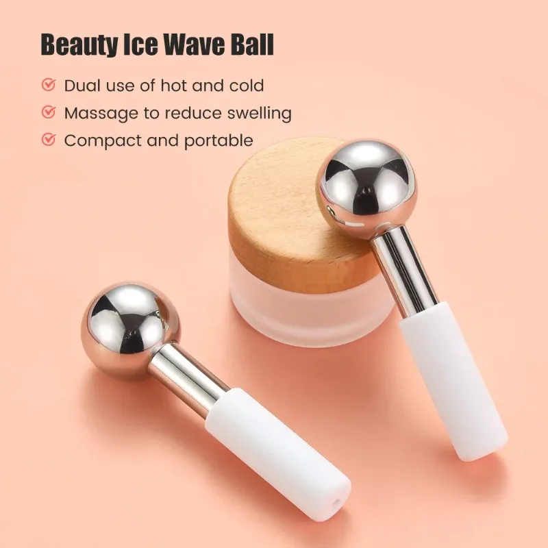 Globos de gelo de aço inoxidáv - Luxury Skincare Tools avaliação e preço